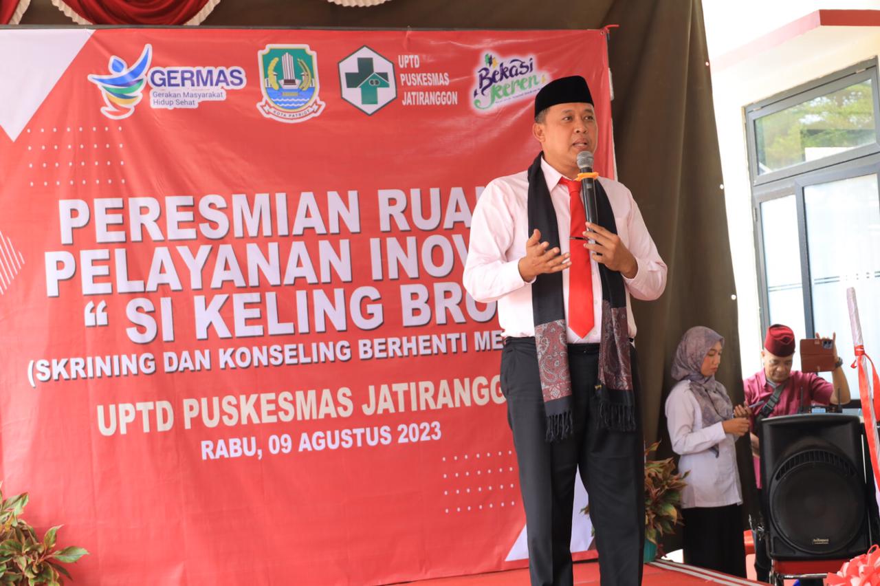 PLT WALI KOTA BEKASI RESMIKAN PELAYANAN KONSELING BERHENTI MEROKO