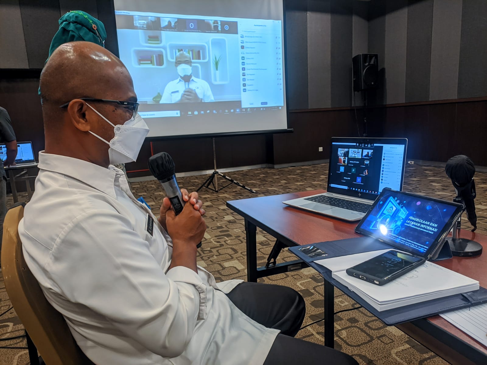 Hadiri Undangan, Kabid PIP Jadi Narsum SP4N-LAPOR!