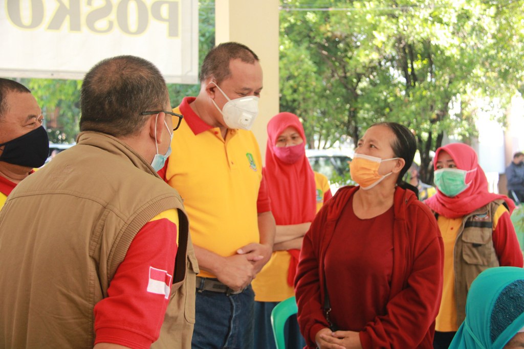 TRI ADHIANTO TINJAU PELAKSANAAN PRA PENDAFTARAN PPDB