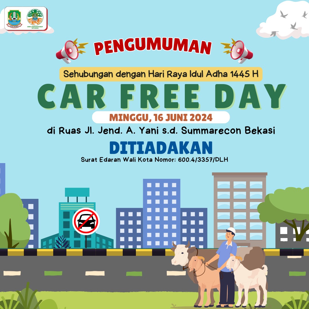 Car Free Day Kota Bekasi Ditiadakan Sementara