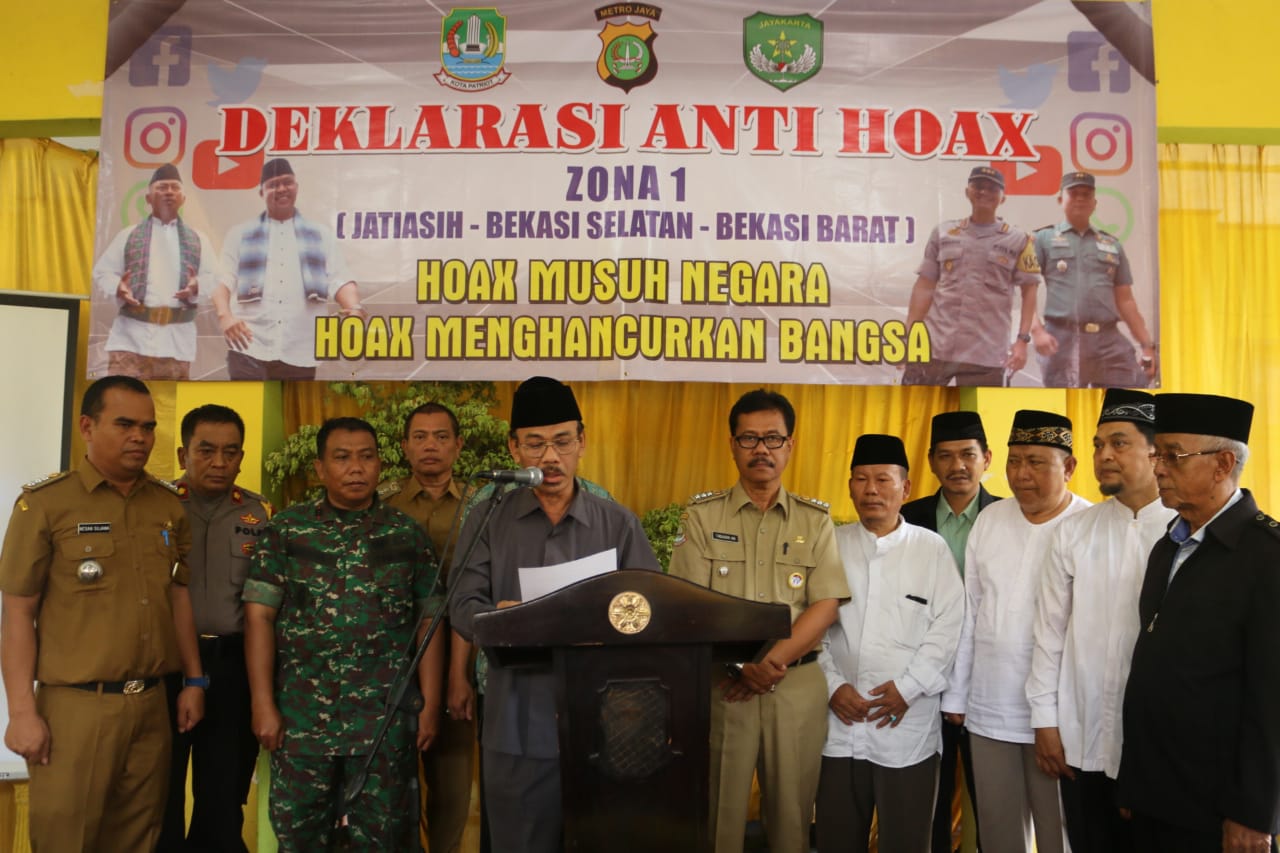 Deklarasi Anti Hoax dan Radikalisme Zona 1