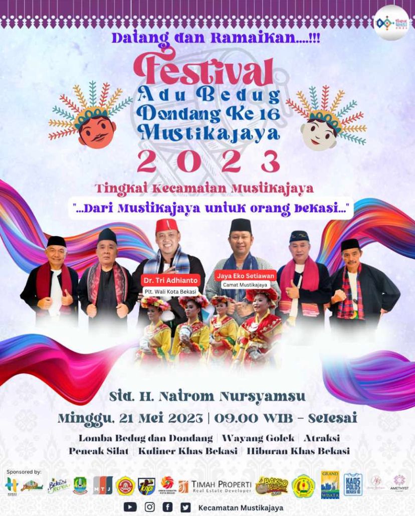 Festival Adu Bedug dan Dondang Ke-16 Mustikajaya 2023 Hadir Sebagai Bentuk Pelestarian Budaya