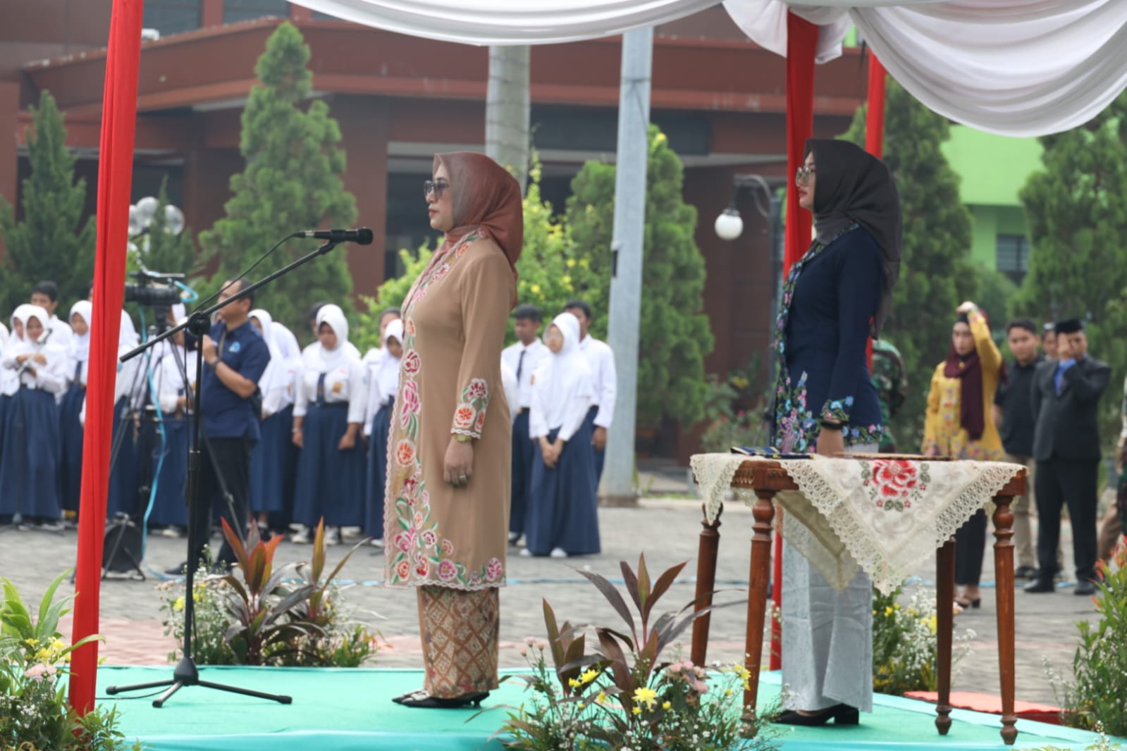 Peringatan Hari Ibu Ke 95 Tahun Tingkat Kota Bekasi, Yolla Gani Jadi Inspektur Upacara