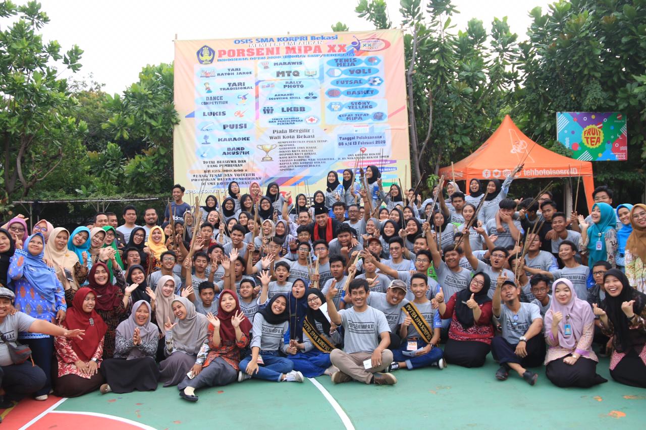 Wakil Wali Kota Bekasi Tutup Kegiatan Porseni Mipa XX di SMA Korpri Kota Bekasi