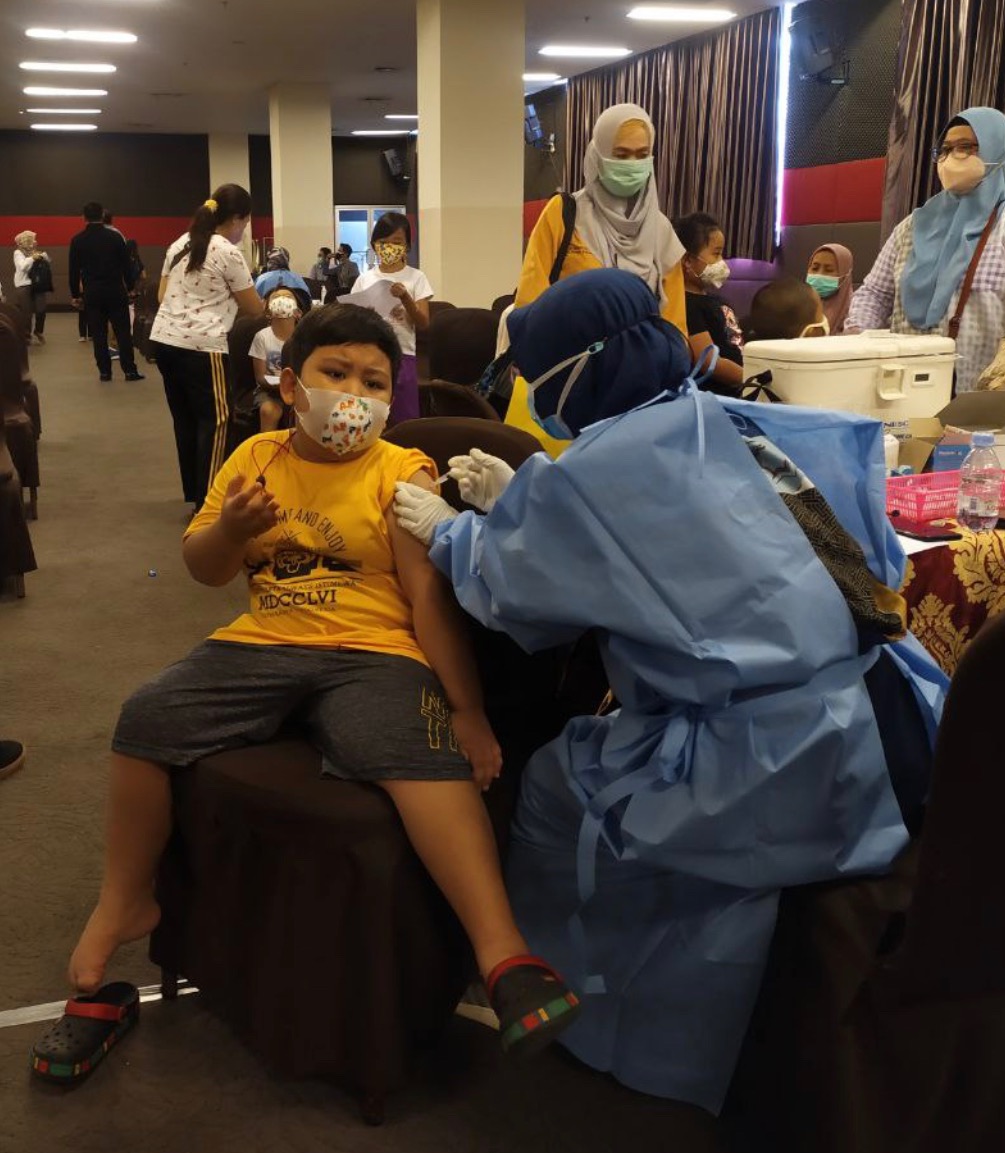 DUKUNG PROGRAM PEMERINTAH, METLAND GELAR VAKSINASI UNTUK ANAK 6 - 11 TAHUN