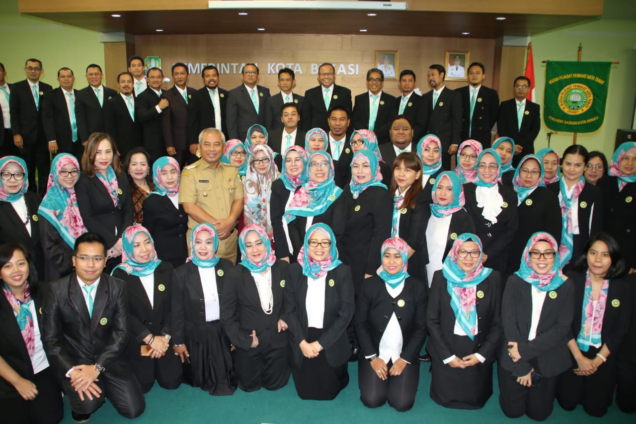 Pengukuhan IPPAT Kota Bekasi, Wali Kota Sinegritaskan dengan Bapenda Kota Bekasi