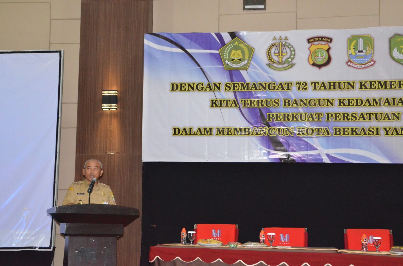 Wali Kota Buka Kegiatan Peningkatan Sinergitas Kebijakan Pemerintah Daerah Dengan Instansi Vertikal