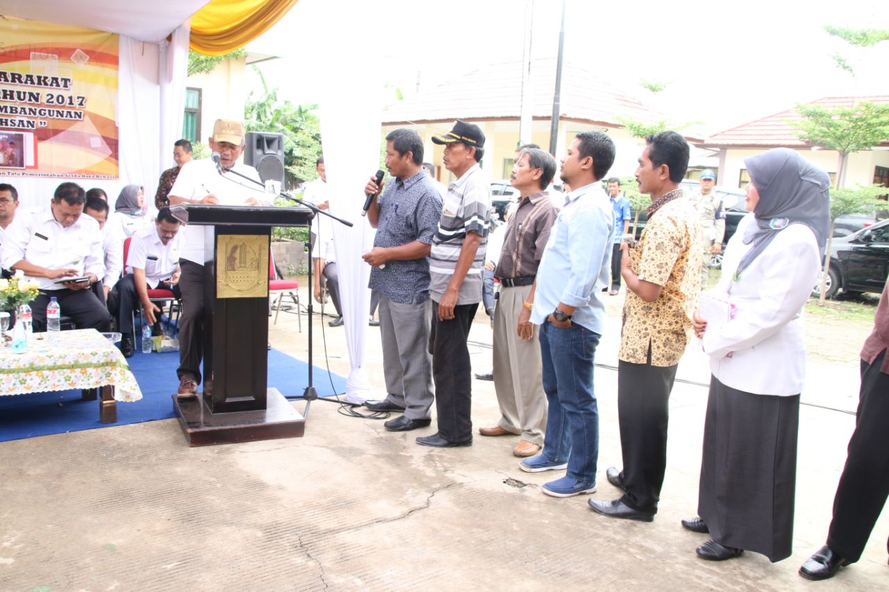 Temu Komunikasi FKRW, LPM, BKM Se Kecamatan Bantargebang dan Bekasi Utara bersama Wali Kota Bekasi