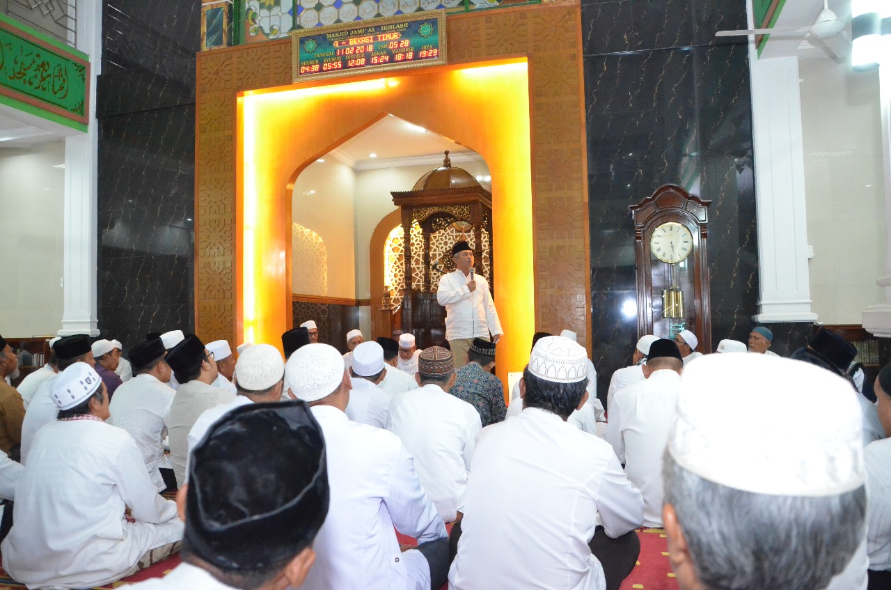 Wali Kota Bekasi lakukan Suling di Masjid Jami’ Al-Ikhlash Duren Jaya