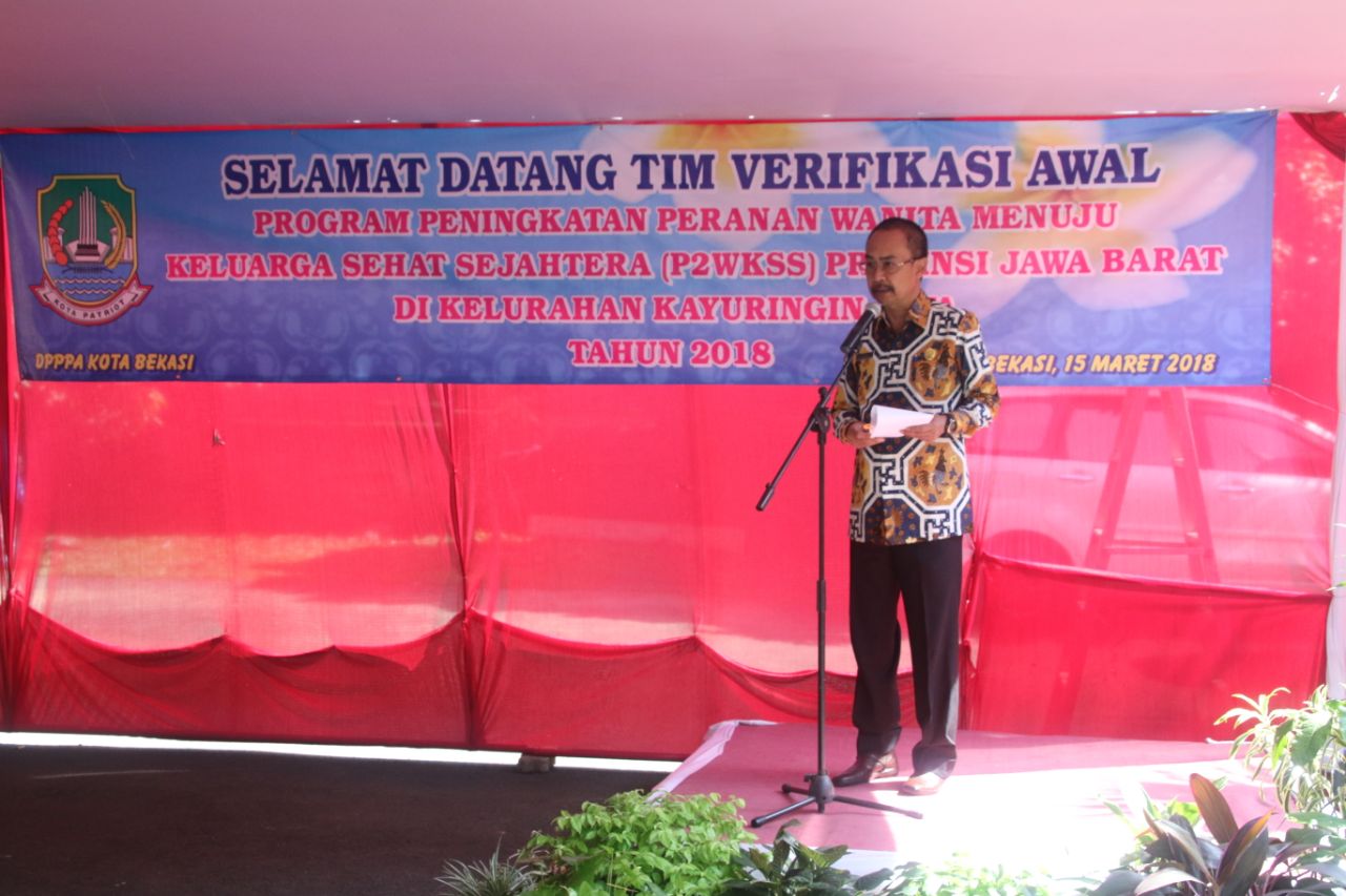 Sekda Terima Tim Verifikasi Awal P2W-KSS Di Kelurahan Kayuringin Jaya