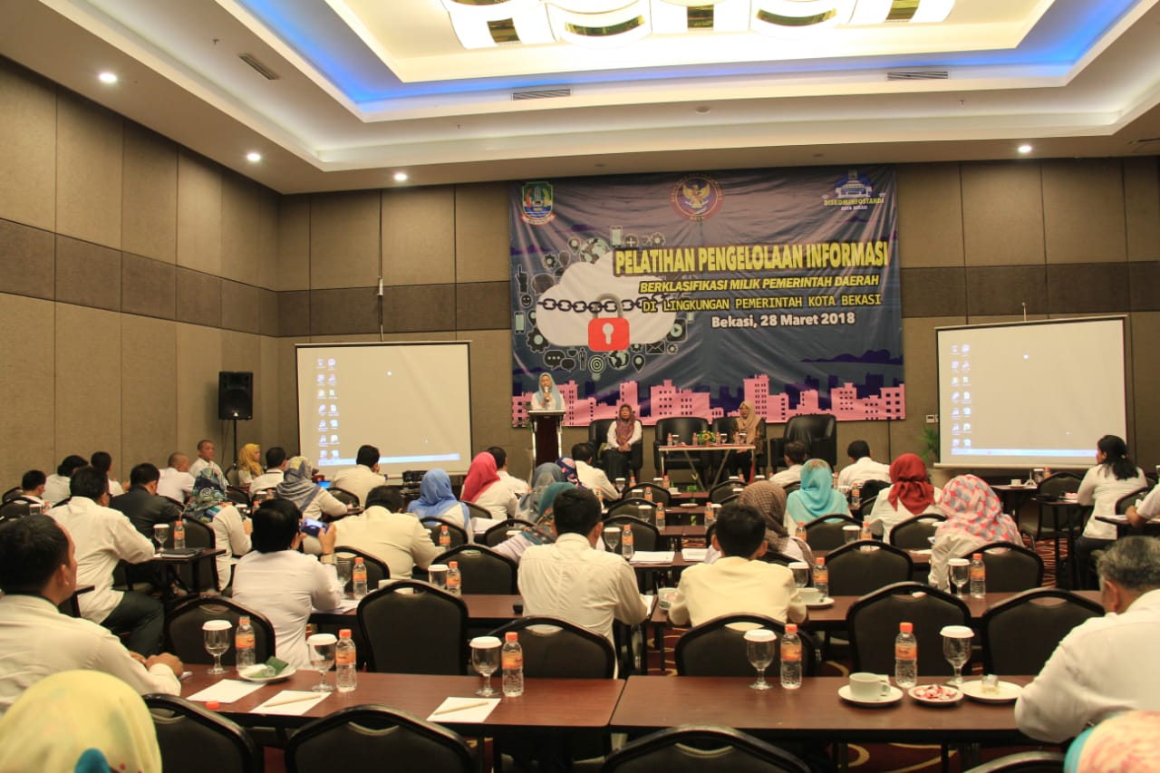 Gandeng BSSN, Diskominfostandi Berikan Pelatihan Pengelolaan Informasi