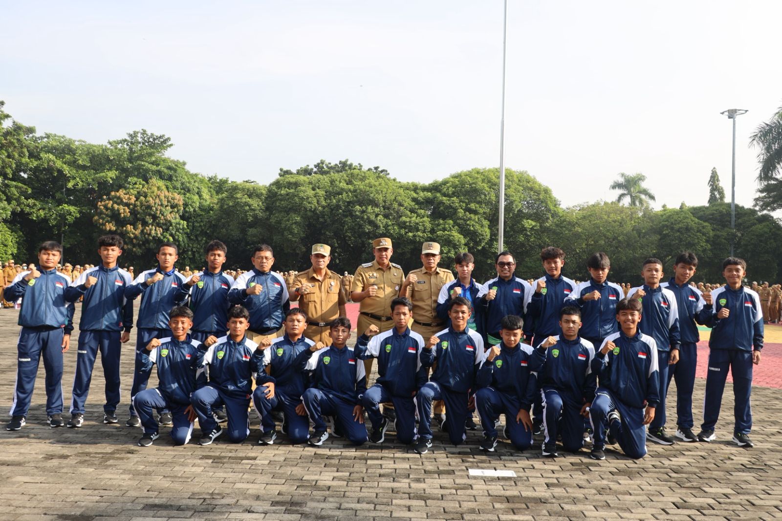 Wali Kota Bekasi Lepas Tim Tajimalela Berlaga di Turnamen Internasional Singa Cup U-14 Singapura