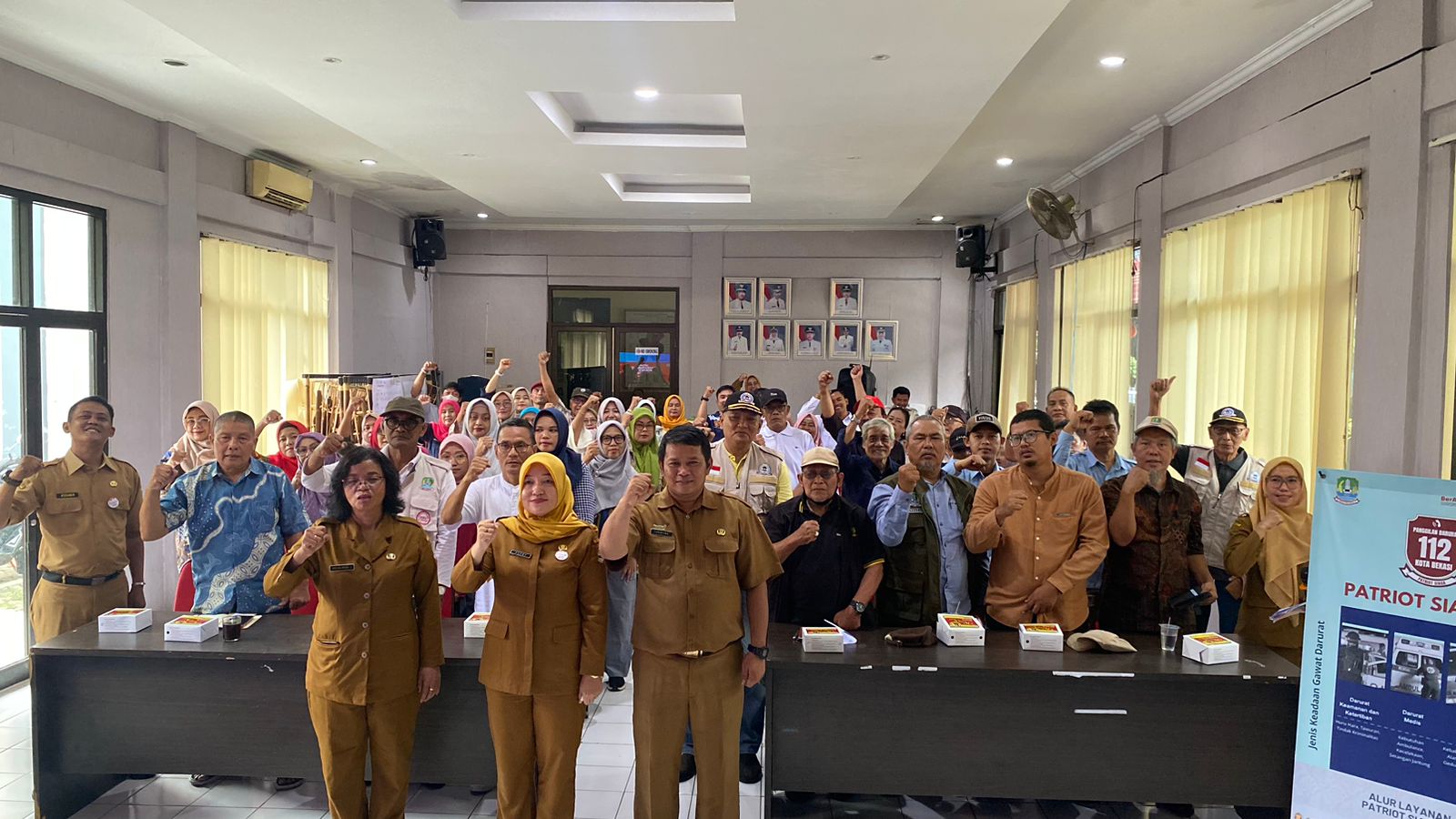 Diskominfostandi Gelar Diseminasi Layanan Kegawatdaruratan Patriot Siaga 112 di Kecamatan Rawalumbu