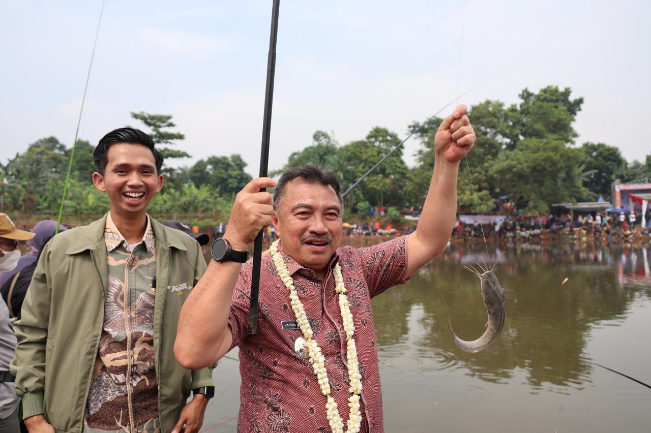 Resmikan Objek Wisata Situ Rawa Toke, Wawali Harris Bobihoe: Potensi Tingkatkan Perekonomian Warga