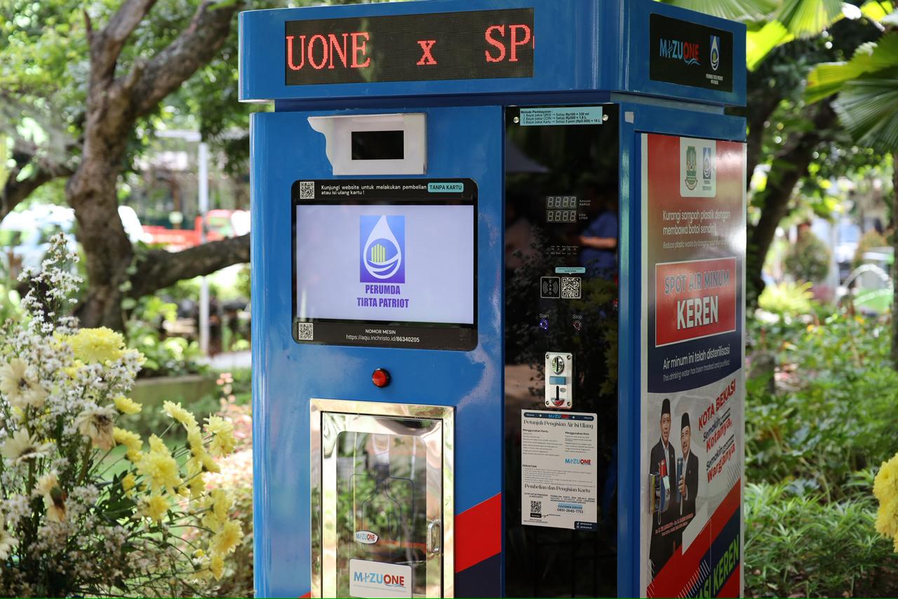 Pemerintah Kota Bekasi Bersama Perumda Tirta Patriot Luncurkan Spot Air Minum Keren