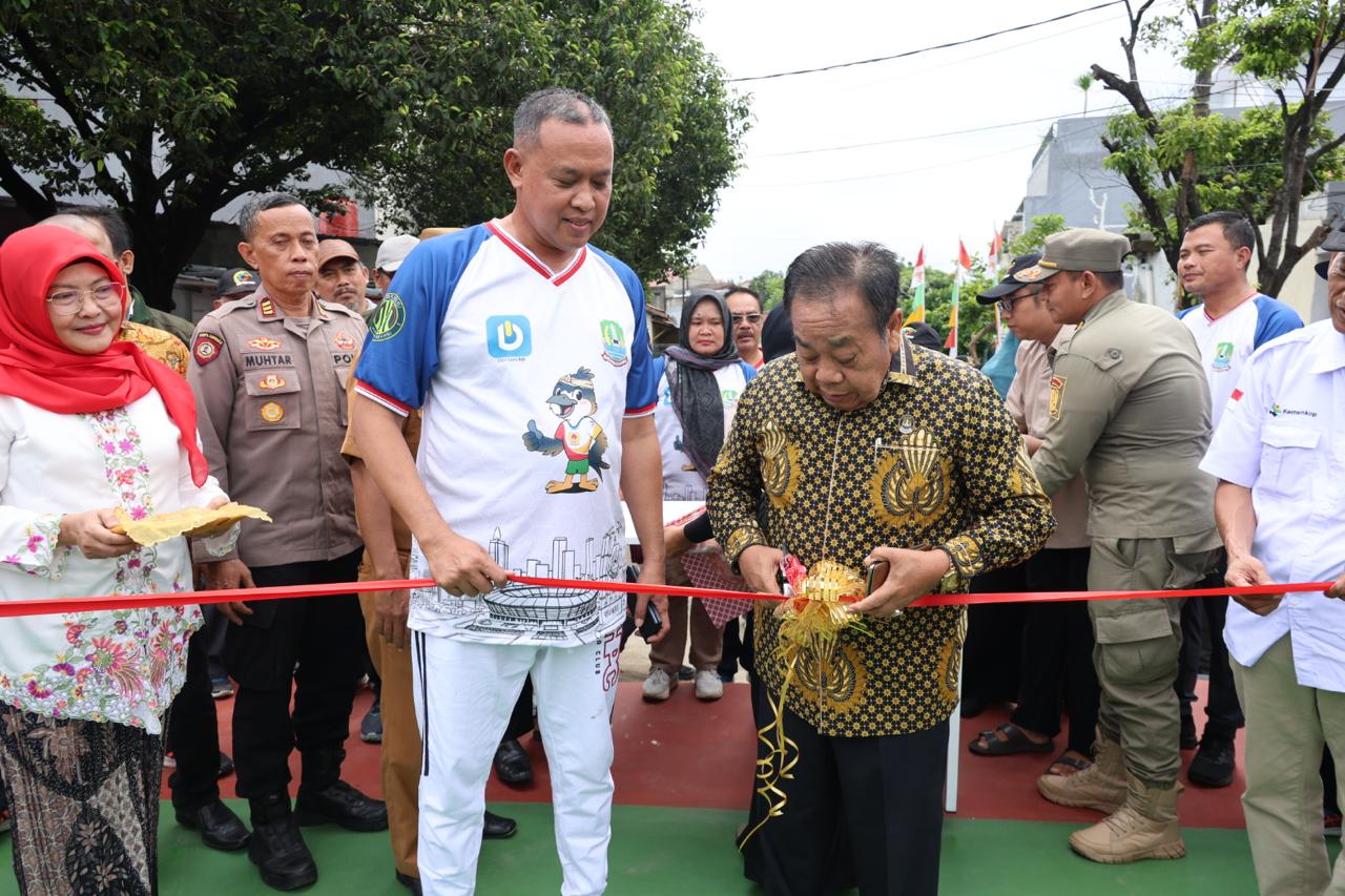 Wajah Baru di Bintara, Wali Kota Bekasi Meresmikan Taman Pradana