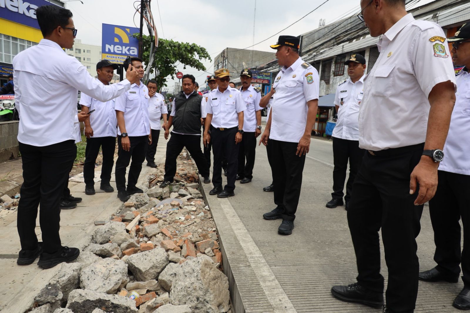 Pantau Rencana Pembongkaran Bangunan di Atas Kali Harun, Wali Kota Minta Kerja Sama Masyarakat