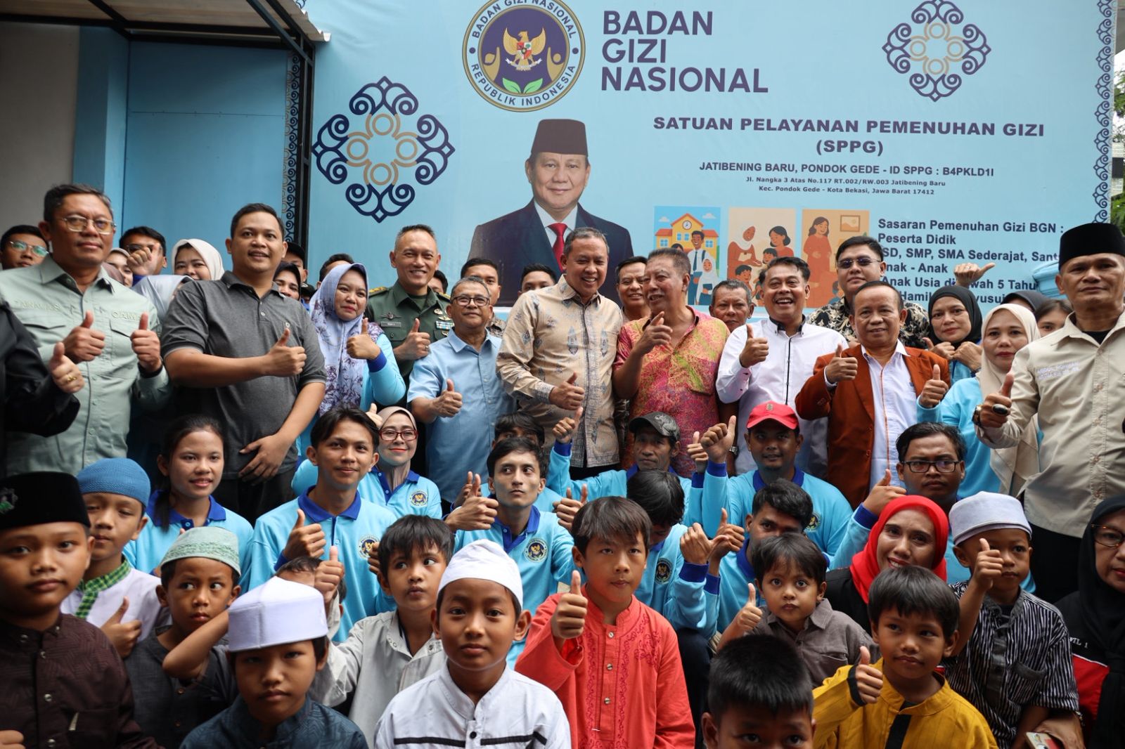 Dapur SPPG Jatibening Baru Diresmikan, Wali Kota Bekasi Untuk Dukung Program Zero Stunting