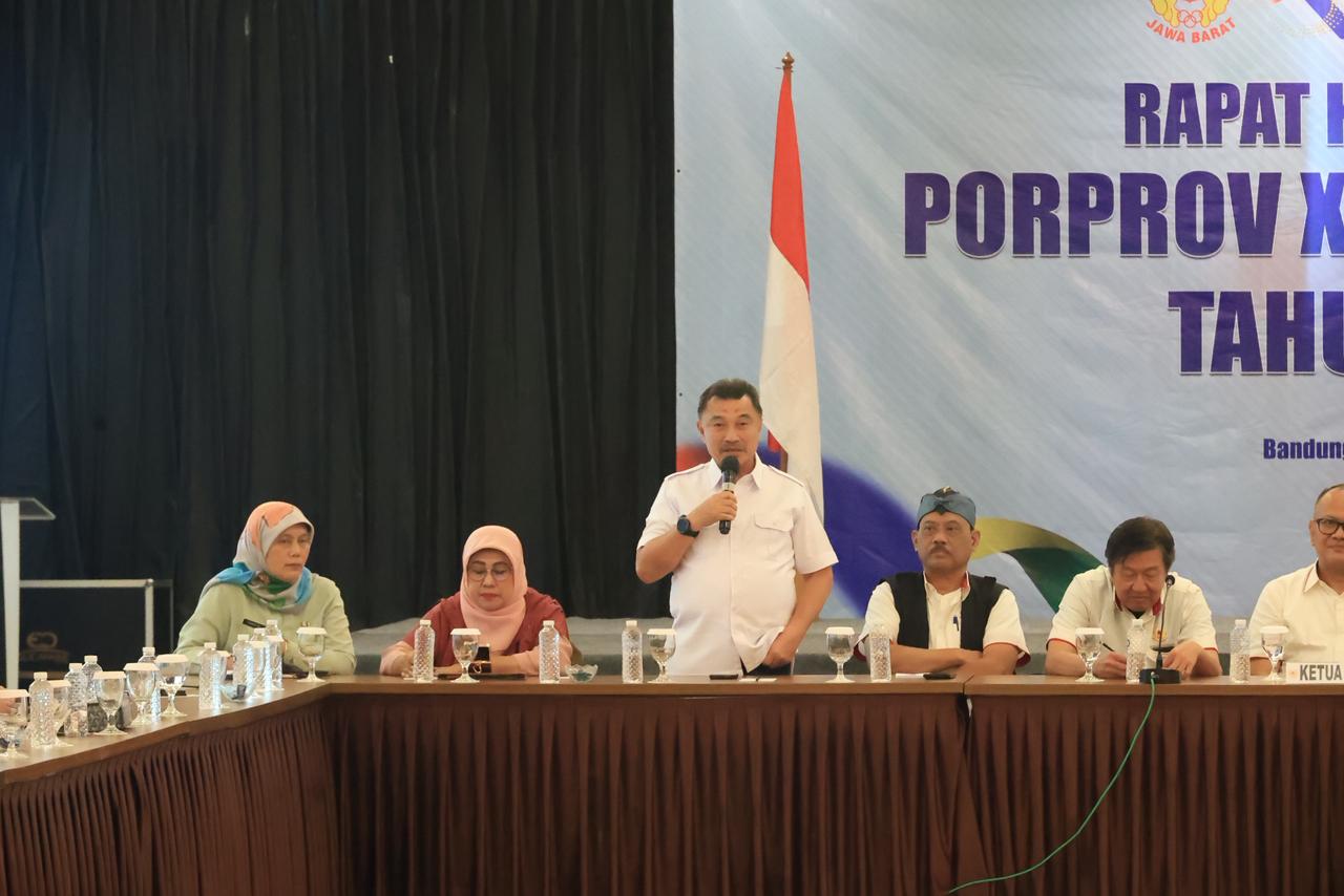 Jelang Porprov XV 2026, Wakil Wali Kota Bekasi Ikuti Rakor di Bandung