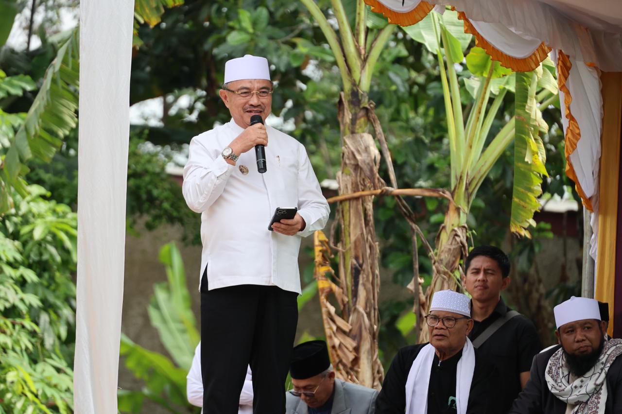 Wakil Wali Kota Harris Bobihoe Hadiri Peletakan Batu Pertama Ponpes Yasfi 3