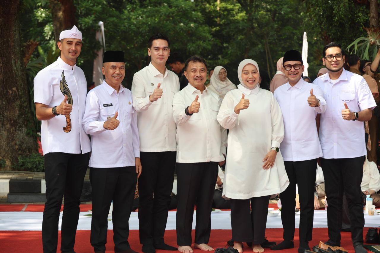 Wawali Harris Bobihoe Hadiri Halal Bihalal Idulfitri Dengan Gubernur Jawa Barat