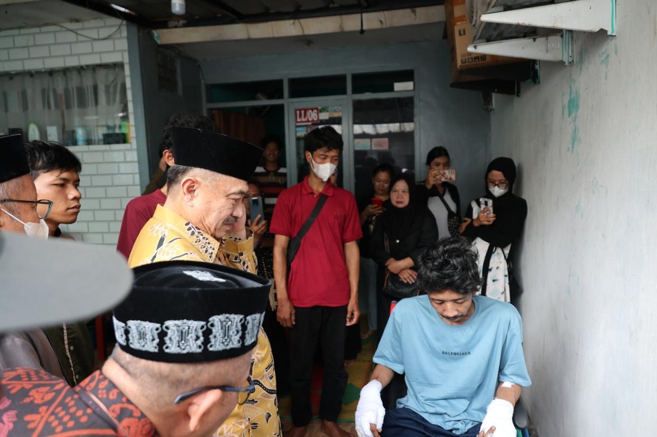 Wawali Harris Bobihoe Sampaikan Duka Mendalam Ke Keluarga Korban Ledakan SPBE Cimuning