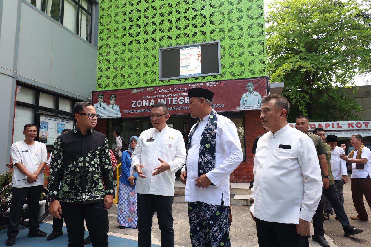 Wali Kota Bekasi Sambut Kunjungan Wamendagri, Bahas Kebijakan WFH: Pastikan Pelayanan Tetap Optimal