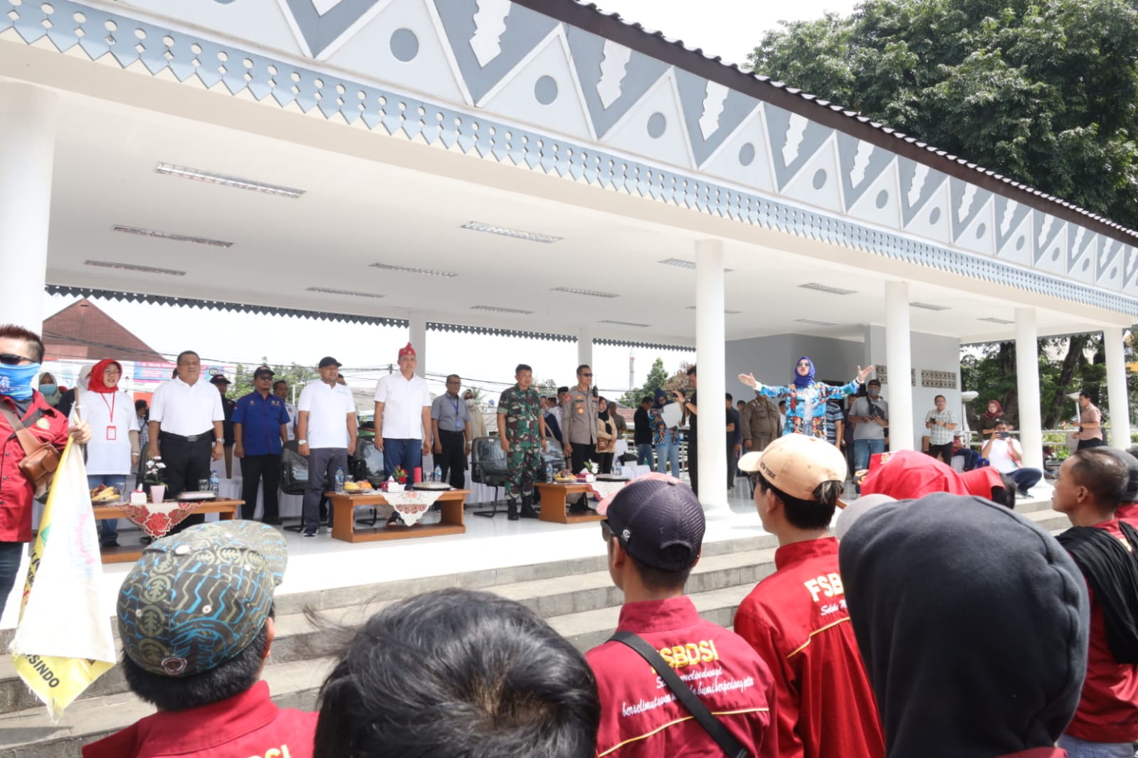 Hari Buruh di Kota Bekasi, Plt Wali Kota Katakan Pekerja Harus Terdaftar Di BPJS Ketenagakerjaan