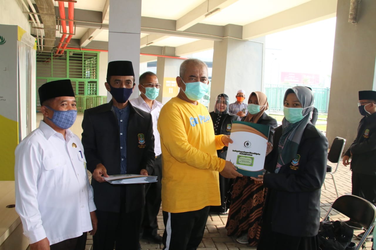 PENERIMAAN KEMBALI KAFILAH MTQ KE KOTA BEKASI GATE 8 PRESTASI DI KABUPATEN SUBANG