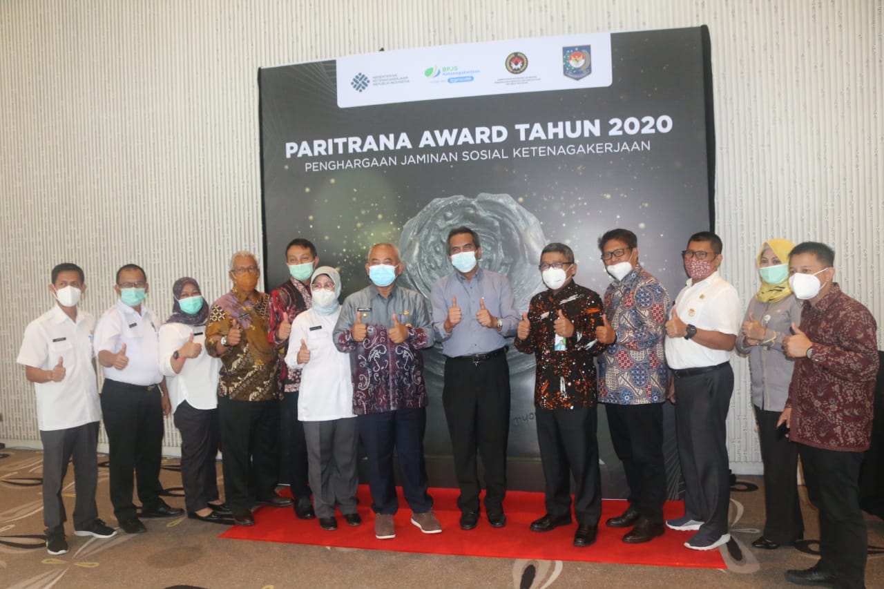 KOTA BEKASI MASUK NOMINASI PARITRANA AWARD (JAMINAN SOSIAL KETENAGAKERJAAN) TAHUN 2020
