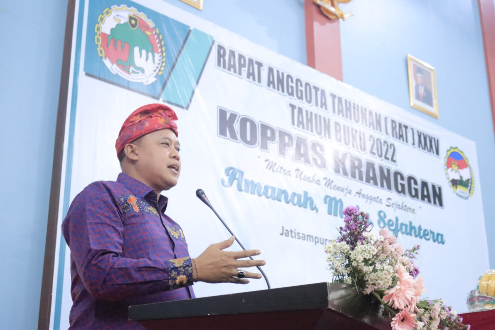 Hadiri Rapat Tahunan Kopas Kranggan, Tri Adhianto Ajak Warga Bangkitkan Ekonomi