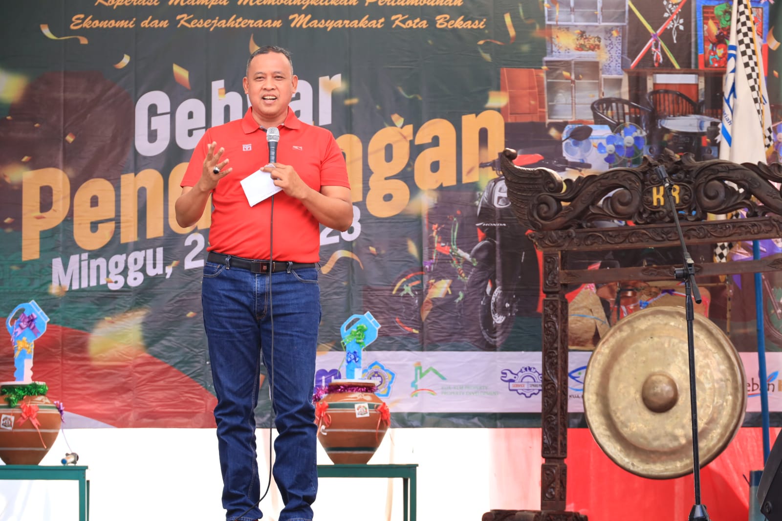 Plt. Wali Kota Bekasi Hadiri HUT Koperasi Lembur Kranggan