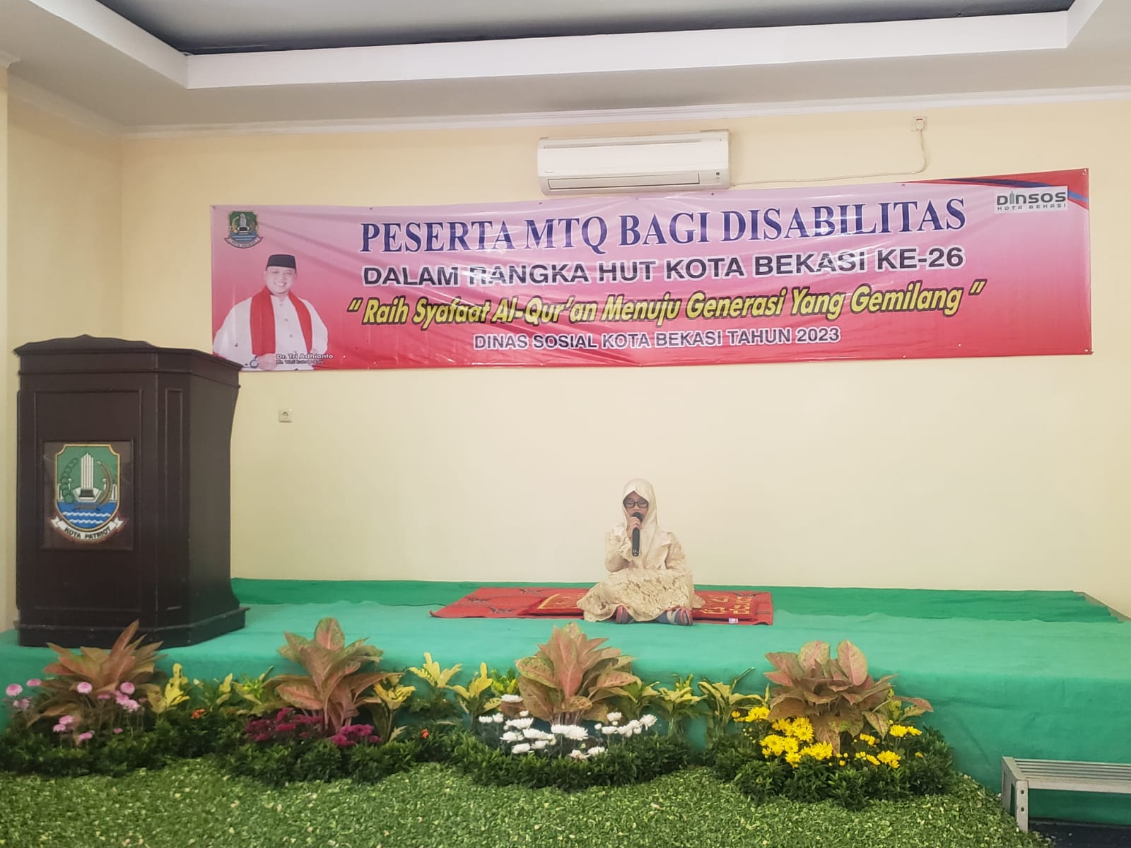 JELANG HUT KE-26 KOTA BEKASI, DINSOS GELAR MTQ UNTUK PENYANDANG DISABILITAS