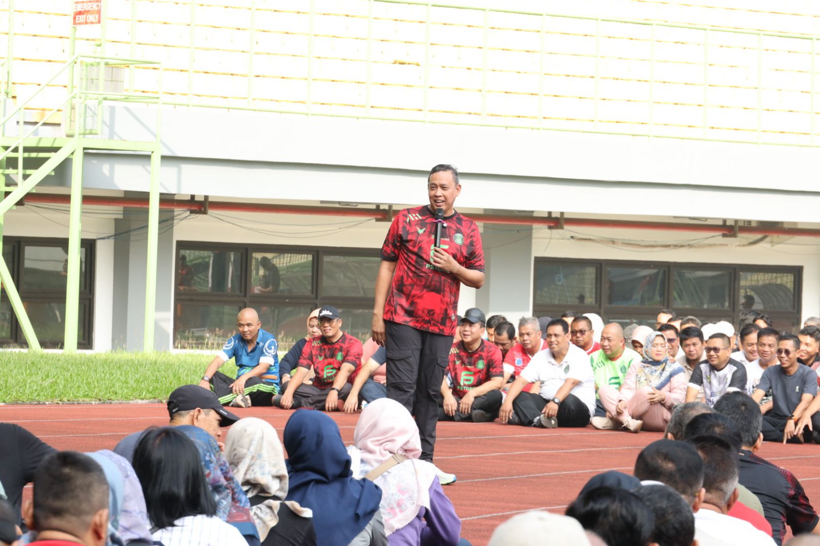 Pemkot Bekasi Kembali Gelar Kegiatan Sparko, Wali Kota Ajak Pejabat Jaga Pola Hidup Sehat