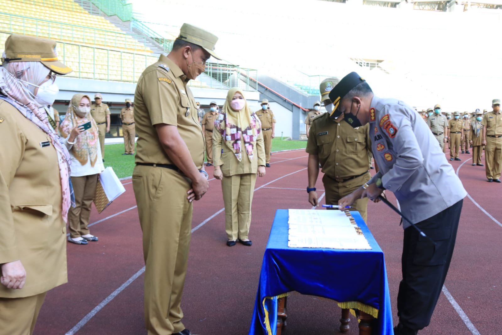 Pemkot Bekasi Tanda Tangani Nota Kesepakatan dengan Polres Metro Bekasi Kota Tentang Harkamtibnas