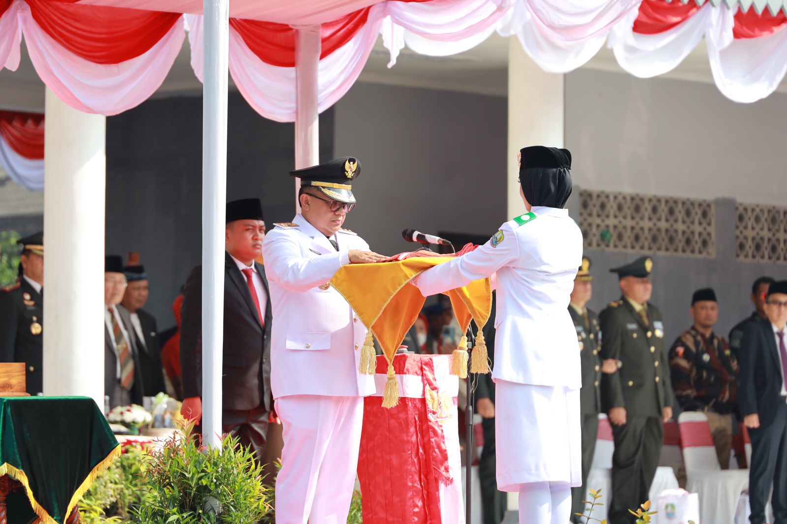 Upacara HUT Ke-79 RI, Wujudkan Kota Bekasi Aman, Investor dan Lapangan Kerja Meningkat