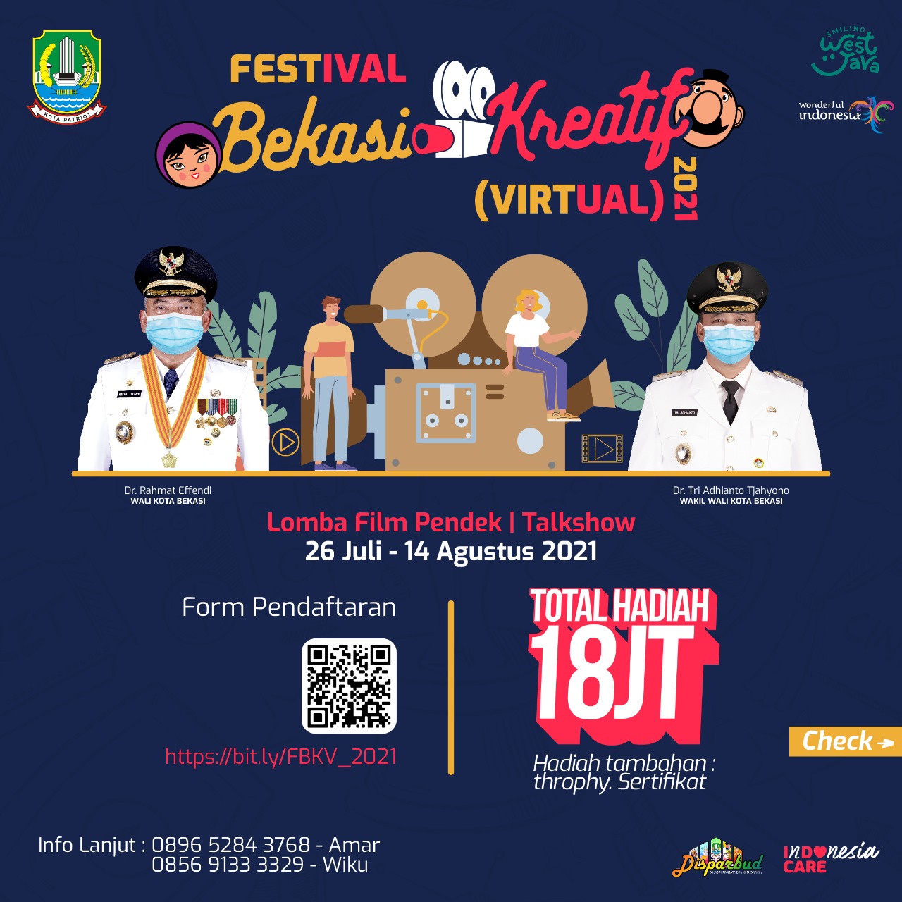 DISPARBUD KOTA BEKASI GELAR FESTIVAL BEKASI KREATIF TAHUN 2021