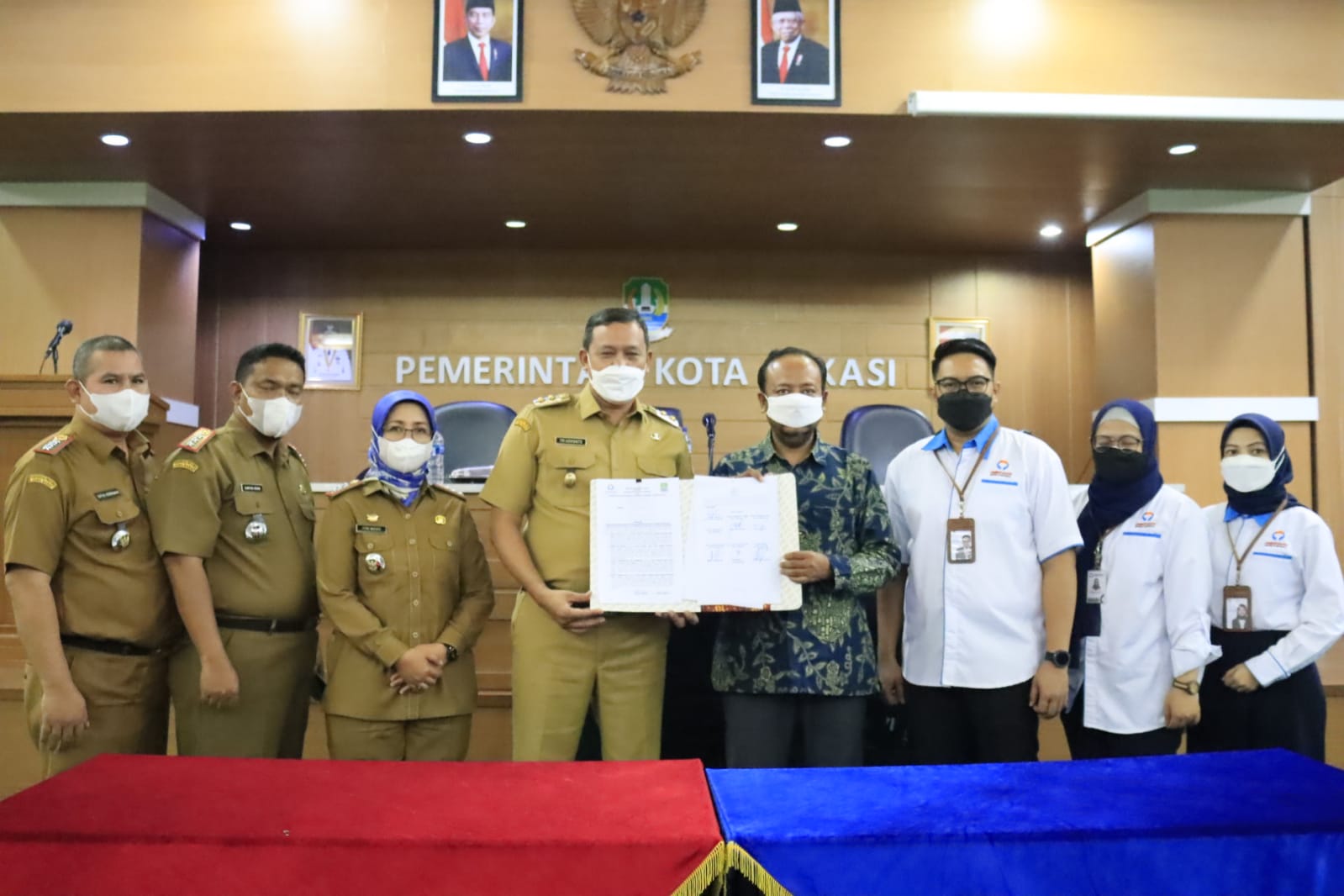 Penandatanganan Sinergi Pelayanan Publik Antar Pemerintah Kota Bekasi Dengan Ombudsman RI