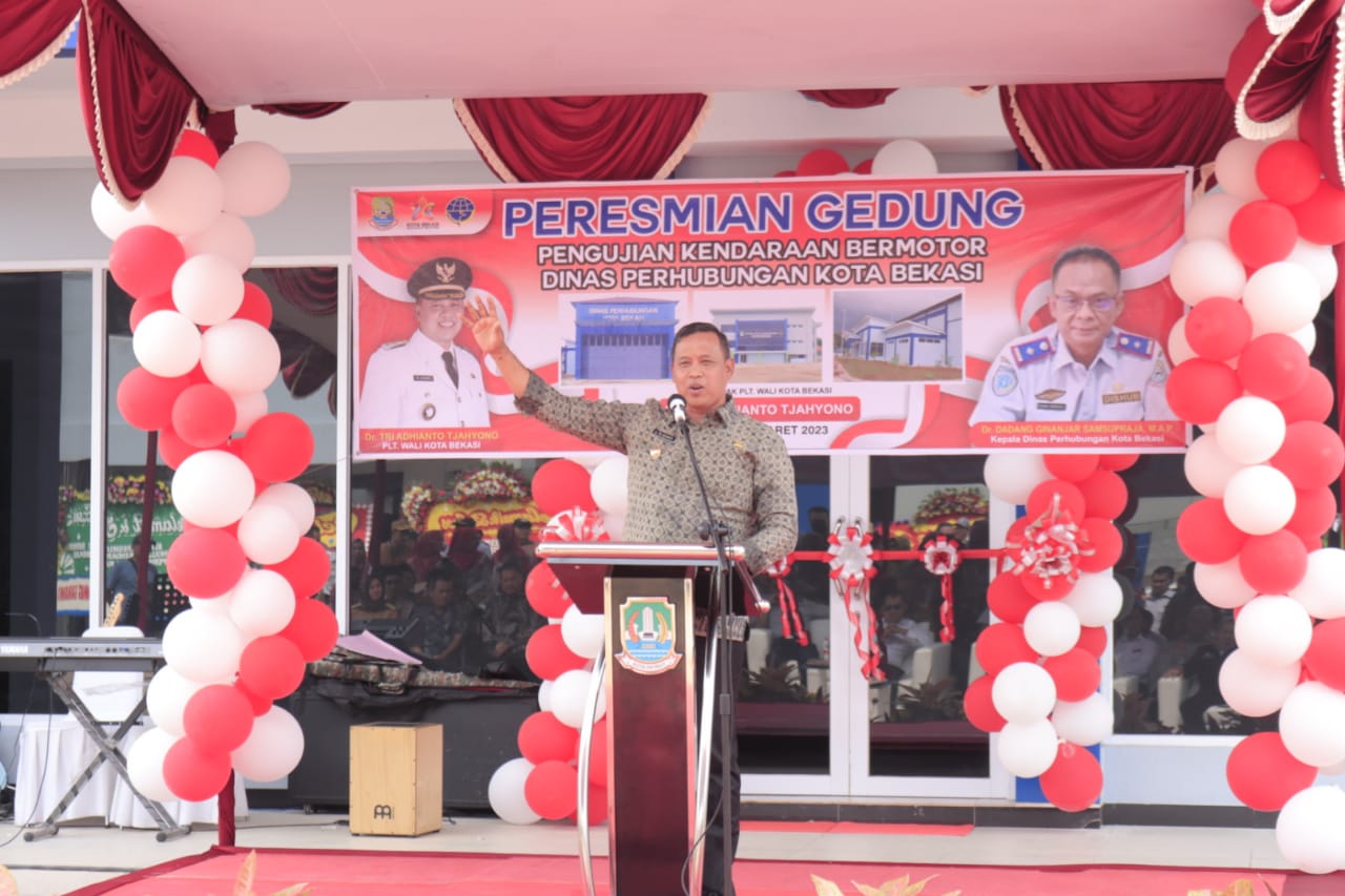 Dishub Kota Bekasi Resmi Miliki Ruang ATCS dan Gedung Baru Pengujian Kendaraan Bermotor
