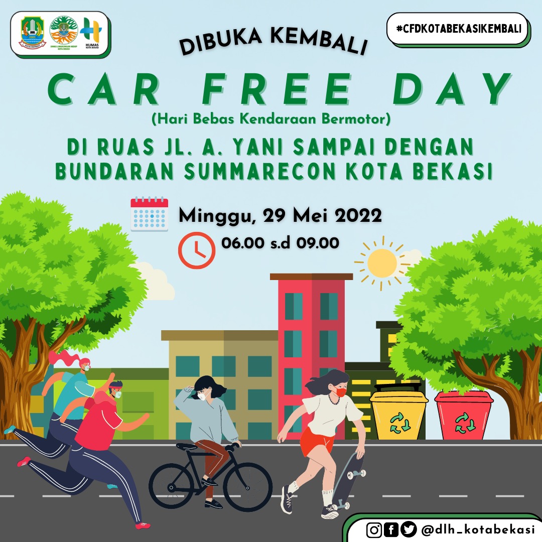 Setelah Lama Ditiadakan, Pemkot Bekasi Kembali Gelar Car Free Day