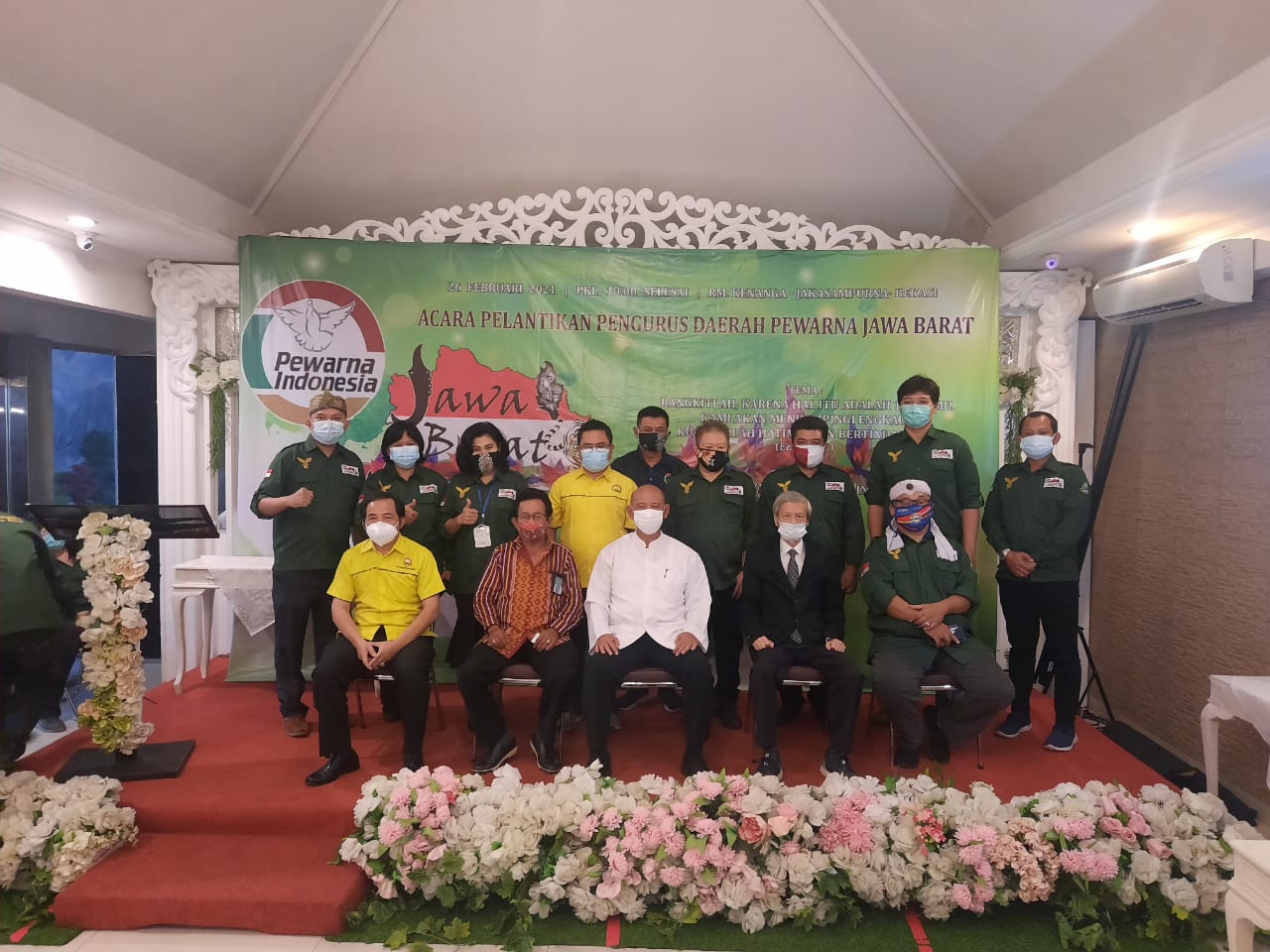 Ketum Pewarna Melantik Pengurus Pewarna Jabar