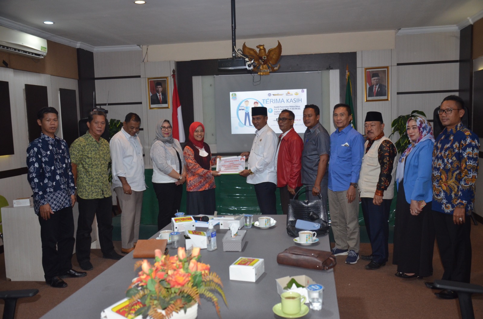 DPRD KABUPATEN PRINGSEWU LAMPUNG TUKAR PIKIRAN TERKAIT PENDATAAN PEMILIH PEMULA