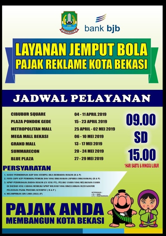 Layanan Jemput Bola Pajak Reklame Kota Bekasi