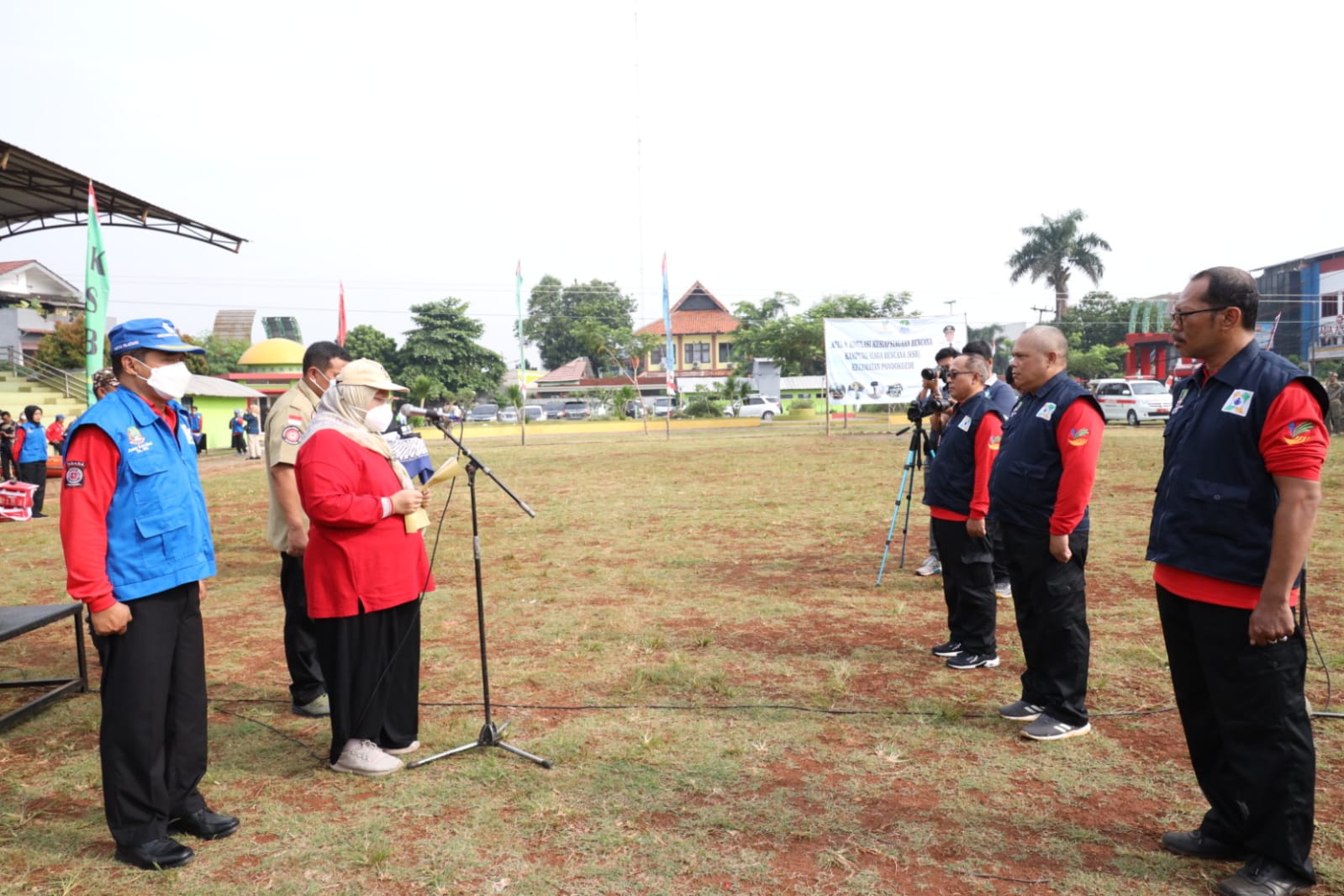 Apel Kesiapsiagaan dalam Rangka Pengukuhan dan Uji Coba Kampung Siaga Bencana