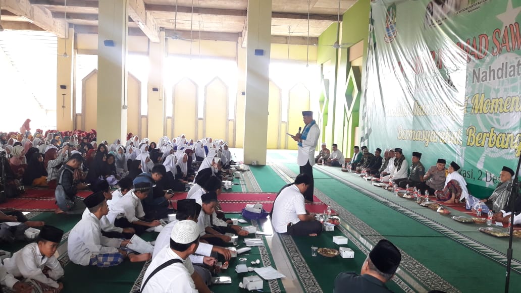 Di Islamic Center Kota Bekasi, Ribuan Jamaah Khusuk Ikuti Maulid Nabi Muhammad SAW 1440 Hijriyah