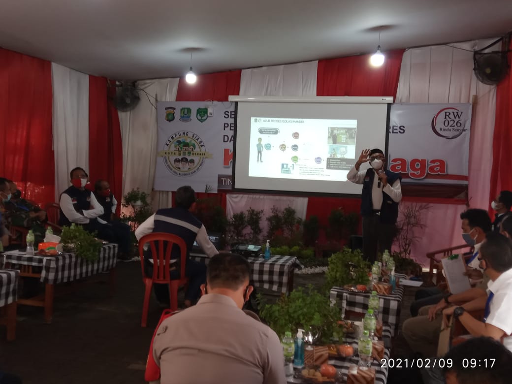 Penilaian Kampung Siaga RW. 026 Kelurahan Pejuang Kecamatan Medan Satria Tingkat Kota Bekasi