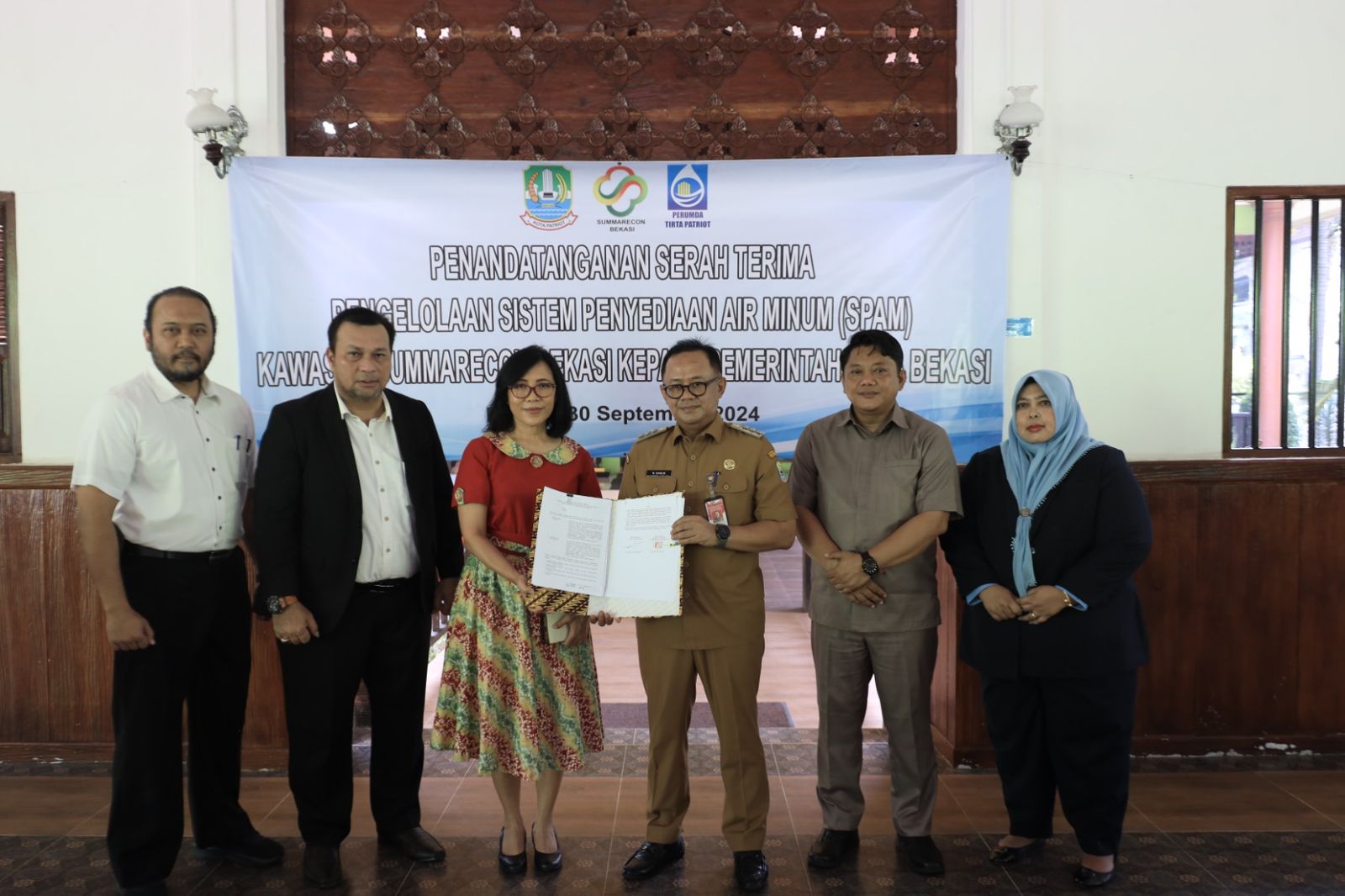 Serah Terima Pengelolaan Sistem Penyediaan Air Minum Kawasan Summarecon Bekasi