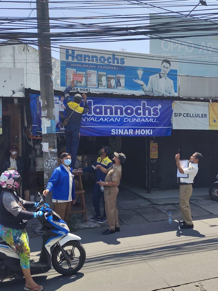 OPERASI GABUNGAN PENERTIBAN REKLAME