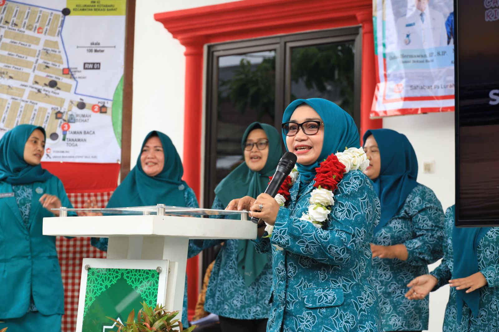 Plt. Ketua TP PKK Kota Bekasi, Wiwiek Hargono Buka Penilaian KTJ 2023 dan GKSTTB