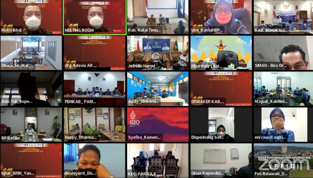 Pemkot Bekasi Ikuti Launching Kompetisi Pengelolaan Pengaduan Pelayanan Publik Ke- 4